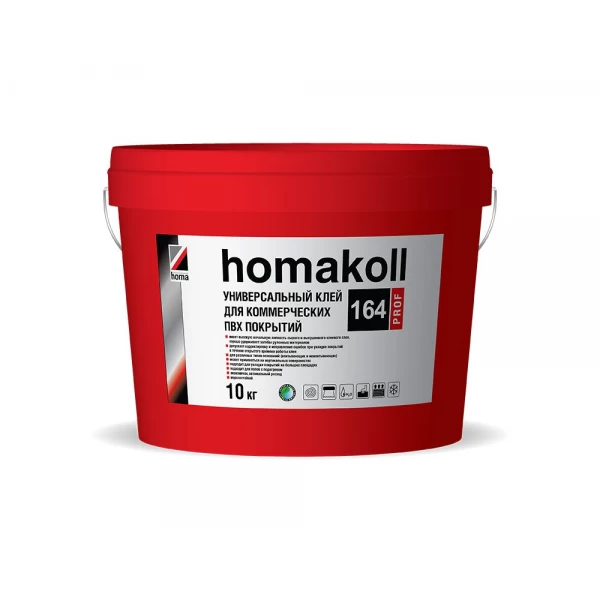 Клей универсальный для ПВХ-плитки Homakoll 164 12 кг